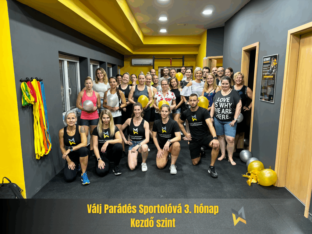 Válj Parádés Sportolóvá - 3. hónap - kezdő szint