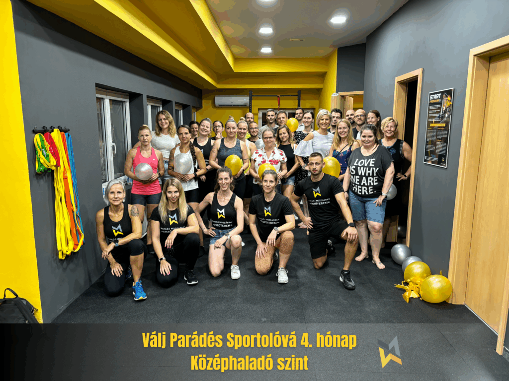 Válj Parádés Sportolóvá - 4. hónap - középhaladó szint